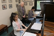 029 Melvin Stecher observing concerto rehearsal of Youlan Ji with Alan Yueh