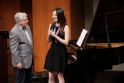 076 Zoie Shuk Yi Tse, second prize winner with Robert Sherman