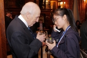 088 Melvin Stecher asks Youlan Ji to inform her teacher of garnering the first prize